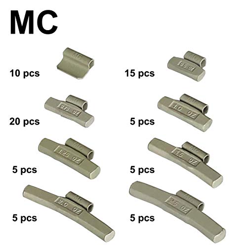 MC-M70 Wheel Weight Kit MC Style 70pcs/kit - size: MC-M70