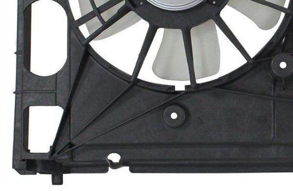 Sunbelt Dual Radiator And Condenser Fan Assembly Compatible with Lexus, Toyota CT200h, Prius, Prius Plug-In, Prius V 2010-2017 1.8L TO3115159 OE# 1671137040-PFM