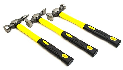 Bastex 7pc Auto Body Fiberglass Repair Dent Removal Kit for Fenders Doors Panels and Boats. Dolly Set Tools for Autobody Work