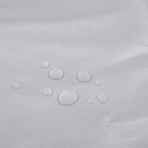X AUTOHAUX Motorcycle Cover Silver Tone m Size 86.6" Lx37.4 Wx21.65 H - color: Silver Tone, size: M
