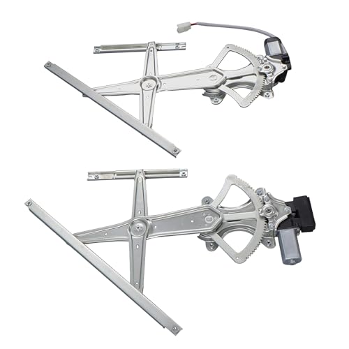 2PCS Front Left and Right Side Power Window Regulator with Motor Replacement for Toyota Highlander 2001-2007 Replace 748-609 748-610
