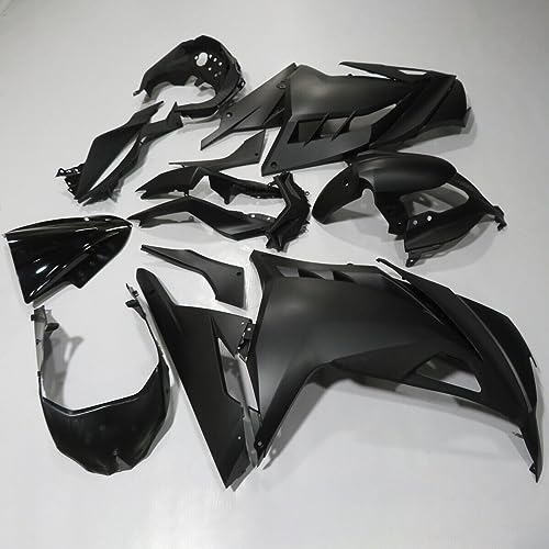 US STOCK Matte Black Fairing Fit for Kawasaki Ninja 2013-2017 EX300 - color: 011 Matte Black