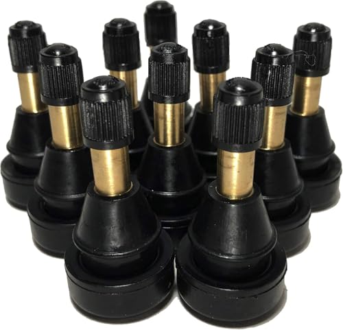 TR801HP Tubeless Tire High Pressure Valve Stems for .625" Large Hole - 10 Pack (TR801HP - 10 Pack) - size: TR801HP - 10 Pack
