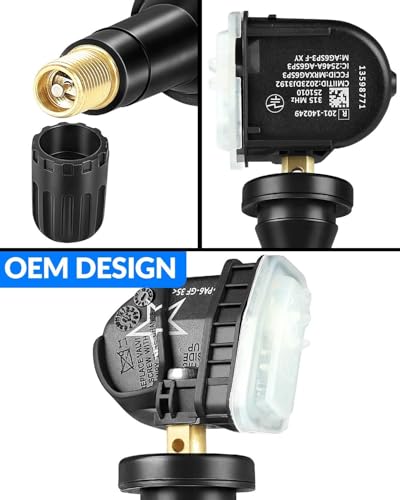 YZHIDAINF Pre-Programed TPMS Sensor for:-Chevy Impala 2006-2020 Malibu