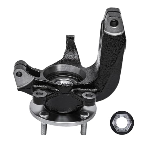 Detroit Axle - Front Steering Knuckles & Wheel Hub Bearing Struts w/Coil - size: 6AQU47692/ strut shock sway kit