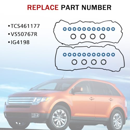 Engine Valve Cover Gasket Set Fit for Ford Lincoln Mazda Mercury Vehicle
