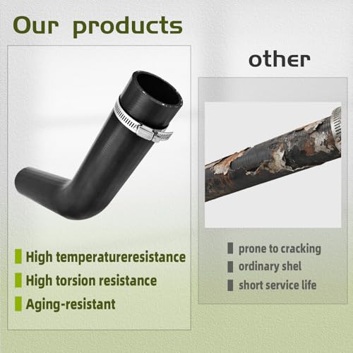 2 inches Inside 45 Degree Coolant Radiator Hose, 5.9” Leg Length, Heavy-Duty 3-Ply Reinforced Silicone Elbow Coupler Hose for Turbo Intake, Cooling System, Marine & Industrial Use - style: 45 Degree
