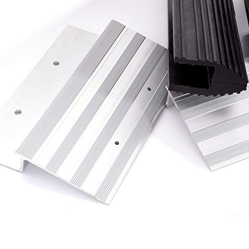 AFA Tooling Truck and Trailer Loading Ramp Kit | Quickly Create a Wide Ramp with 2 x 12 Lumber: Just Attach Aluminum Brackets and Rubber Feet | Load Your Lawn Mower, 4-Wheeler, ATV, and More with Ease - size: 12 Inch