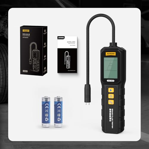 AUTOOL Brake Fluid Tester with 10-Inch Corrosion Resistance Probe