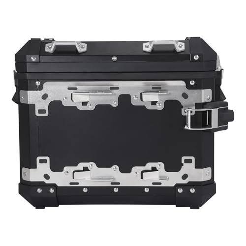TCT-MOTORPARTS 48L Black Saddlebags Panniers Side Case Luggage Bag Fits for BMW R1200GS R1250GS - color: Black Saddlebags (48L)