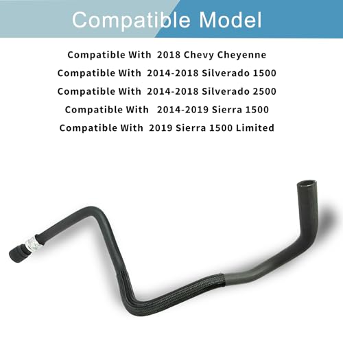 Heater Outlet Hose and Heater Inlet Hose 23126443 23126442