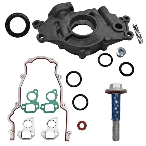 High Volume Oil Pump Kit with Timing Cover Gasket Fit for Chevrolet GM 4.8 5.7 6.0L LS1 LS2 LS3