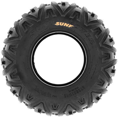 Set of 2 SunF Power.II 26x11-12 ATV UTV Off-Road Tires, All-Terrain, 6 PR, Tubeless A051 - size: 26x11-12