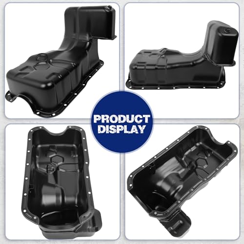 Transmission Oil Pan with Drain Plug, Fit for Chrysler 300 2012-2016, Fit for Jeep Wrangler JK 2012-2018, 3.6L, OE 111104S100 - size: 111104S100