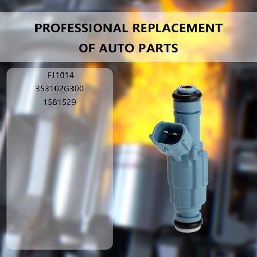 Set of 4 Fuel Injectors - Compatible with Hyundai Sonata Tucson Santa Fe 2010-2013 Kia Optima Sorento Forte 2.0L 2.4L - Replaces FJ1014 353102G300 1581529 - color: Set of 4, size: FJ1014