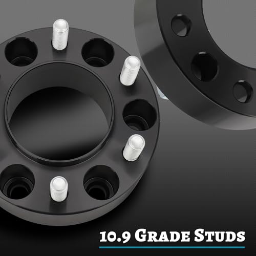 IRONTEK 6x5.5in Wheel Spacers Compatible for Lexus 2022-2023 LX600, for Toyota 2021 Land Cruiser/ 2022-2024 Tundra Forged 2" Thread Pitch M14x1.5 Hub Bore 95.1mm 6x139.7mm to 6x139.7mm 4PCS - size: 2"|6x5.5|4PCS