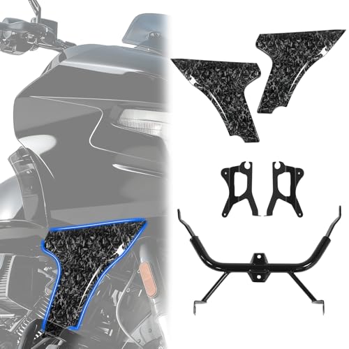Side Fairing Panel Bracket Kit for Harley CVO Road Glide ST - color: Forge Carbon