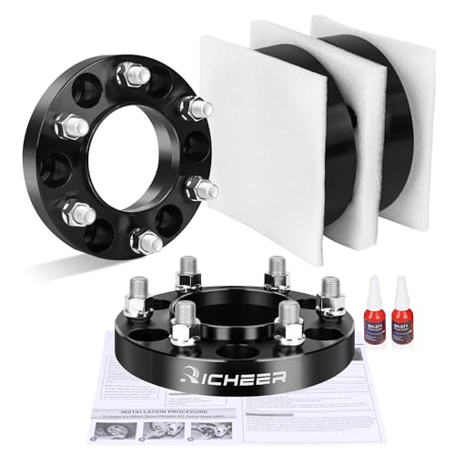 Richeer 1 inch 6x5.5 Hub Centric Wheel Spacers for 2024+ Tacoma Tundra - size: 1 inch (2024+ tacoma)