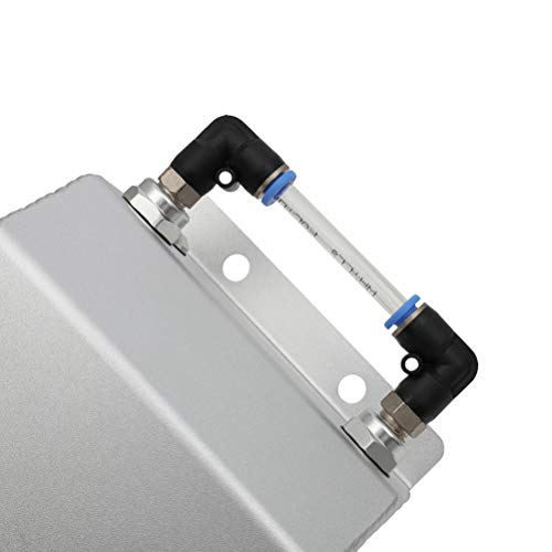 SCITOO Radiator Tank Coolant Reservoir Bottle 1L Universal Aluminum Coolant Overflow Tank Silver
