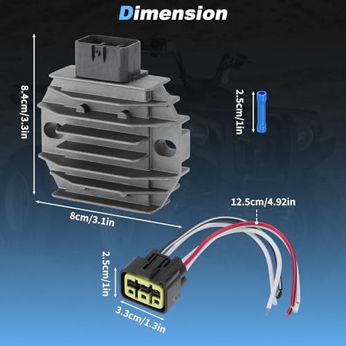 ATV Regulator Rectifier for Yamaha Grizzly 125 350 400 450 600 - size: 5GT-81960-00-00