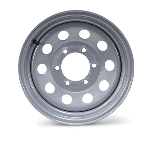 Free Country Trailer Tire Wheel ST225/75R15 10-Ply E 117N 6X5.5 Silver Mod - size: ST225/75R15