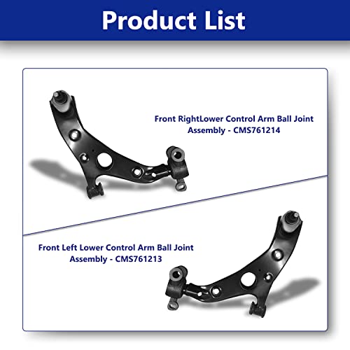 Front Lower Control Arm Suspension Kit Fit for 2014-21 Mazda 6