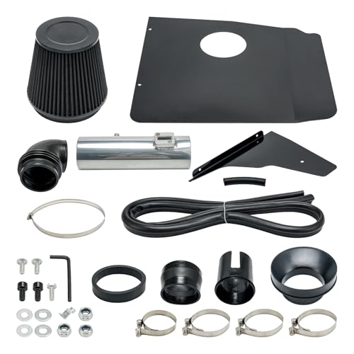 PHILTOP 3" Cold Air Intake Kit Fit for 2012-2015 Chevrolet Camaro 3.6L - color: Black, size: 2012-2015 Chevrolet Camaro 3.6L