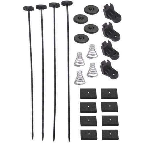 34 Row Heavy Duty Black Aluminum Engine Transmission Oil Cooler 6AN End Fittings 9" Inch Electric Cooling Fan Kit