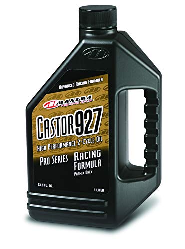 Maxima Racing Oils 23901-4PK Castor 927 Racing 2-Stroke Premix Oil 1L Bottle, 4-Pack - size: 33.8 fl oz, style: 4 Pack