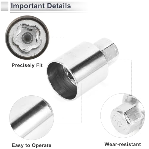 Wheel Lock Lugnut for Jeep Compass #807 Anti-theft Screw Nut 1pc - size: 807