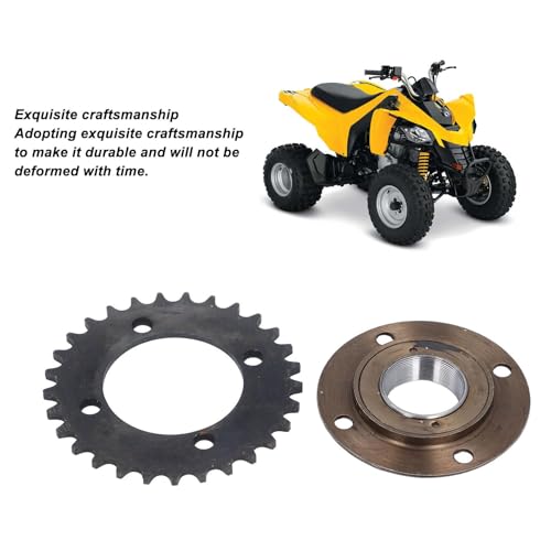 Sprocket Toothless Freewheel Kit, 420 29T Sprocket Carbon Steel Toothless Freewheel for ATVs 4 Pit Off Road Vehicles Go Karts Motorcycles