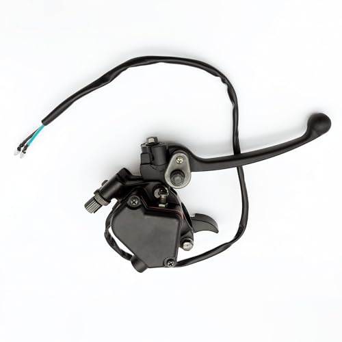 7/8" 22mm Thumb Throttle Cable with Dual Brake Lever Assembly