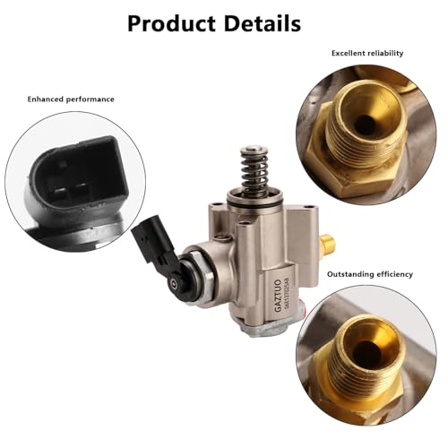 06E127025AB High Pressure Fuel Pump Compatible with Audi A4 2006-2009 A4 Quattro 2006-2009 A6 2006-2009 A6 Quattro For # HPP0003 HM10048 - size: 06E127025AB