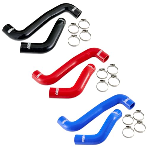 IAG Silicone Radiator Hose Kit for Subaru WRX 2008-14, STI 08-21, Blue - color: Blue