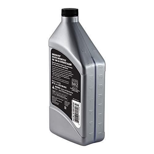 Quicksilver 10W-40 Synthetic Blend ATV, UTV, Motorcycle Oil, 1 Quart