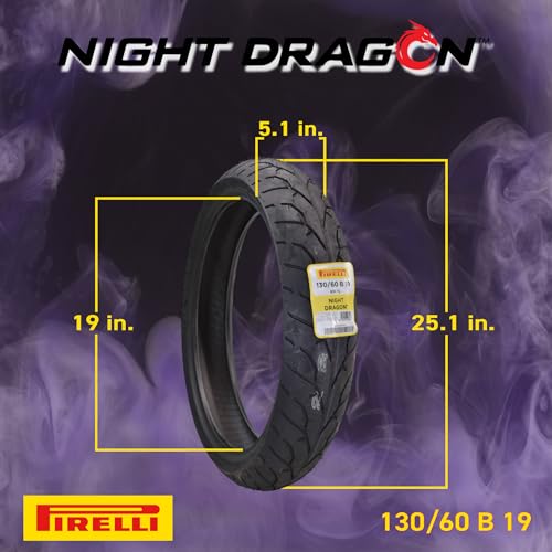Pirelli Night Dragon Front & Rear Tire Set 130/60B19 61H & 240/40VR18 79V - size: 130/60B19 240/40VR18