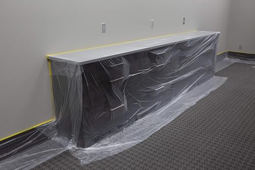Pre-Taped Masking Film 12-Feet X 65-Feet, 1 roll - size: 12-Feet X 65-Feet, style: 1 Roll