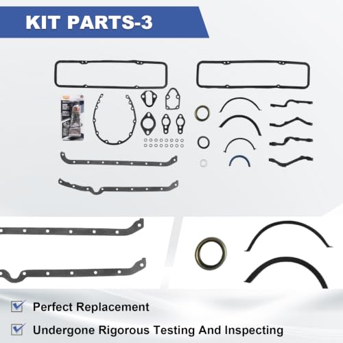 SBC Gasket Set for GMC Buick Oldsmobile Pontiac - color: 260-1000, 260-1045, FS1178BJ