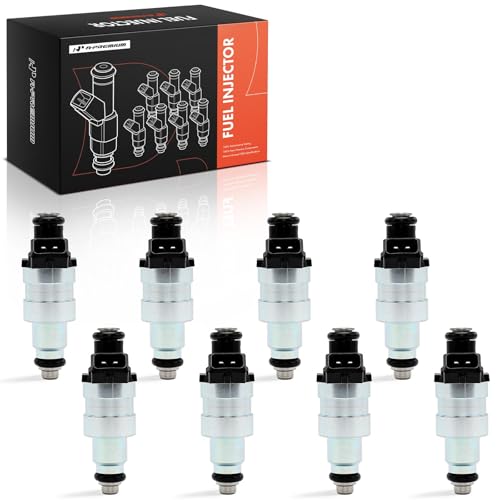 A-Premium Fuel Injectors Set of 8 Compatible with Chevrolet, Pontiac