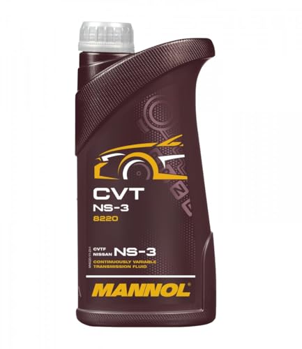 MANNOL 8220 NS-3 Synthetic CVT Transmission Fluid, Smooth Gear, Bottle, 1L - size: 1L
