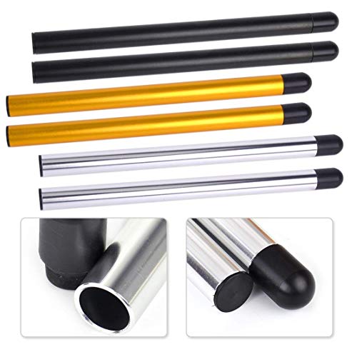 Replacement of 2pcs Replacement Handlebars Clip-on 7/8" Fork Tube 22mm Handle Bars Motorcycle (Silver) - color: Silver