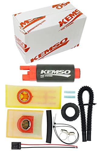 KEMSO 340LPH High Performance Fuel Pump, Replaces Walbro 255LPH GSS340 - size: KEMSO
