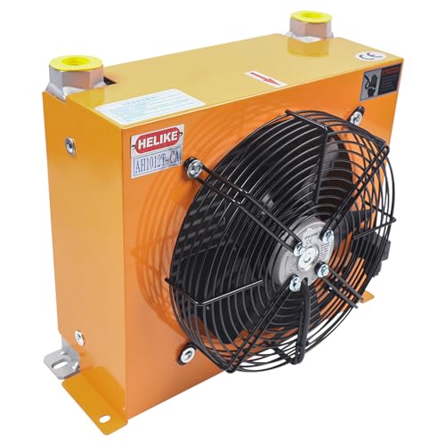 AH1012T-CA Hydraulic Air Cooler Air-Cooled Oil Radiator 100L/MIN Heavy Duty Industrial Cooling System AC 110V 60W