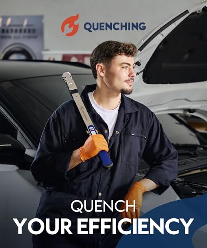 QUENCHING Split Beam Torque Wrench Set 3/8" & 1/2" Drive, 20–250 ft-lb, ±4% Accuracy, No Reset Required, Precision Torque Tool for Automotive Technicians, Lug Nuts & Suspension Work - size: 1/2"DR. 40-250 FT-LB + 3/8"DR. 20-100 FT-LB