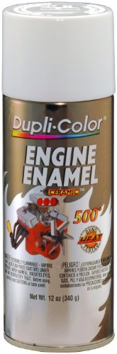 Dupli-Color DE1602-6 PK (EDE160207 -6 PK) Universal White Engine Enamel with Ceramic - 12 oz. Aerosol, (Case of 6)