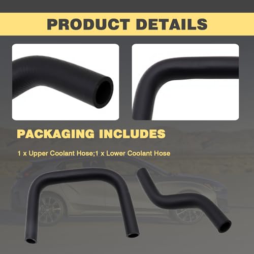 25415-F2500 2PCS Radiator Upper and Lower Coolant Hose