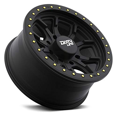 Dirty Life DT-1 Matte Black Wheel with Painted Finish (17 x 9. inches /5 x 127 mm, -12 mm Offset)