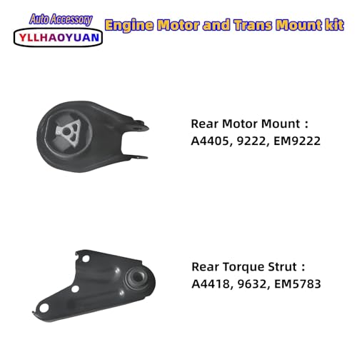 Yllhaoyuan Set of 4 Engine & Transmission Mounts for Mazda 5 2006-2010 - size: 2006-2010 Mazda 5 2.3L
