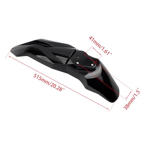 Motorcycle Front Rear Fender,Talaria Mudguard Protector Replacement for MX3 MX4 Electric Dirt Bike Ebike - color: Front Fender, size: Plastic