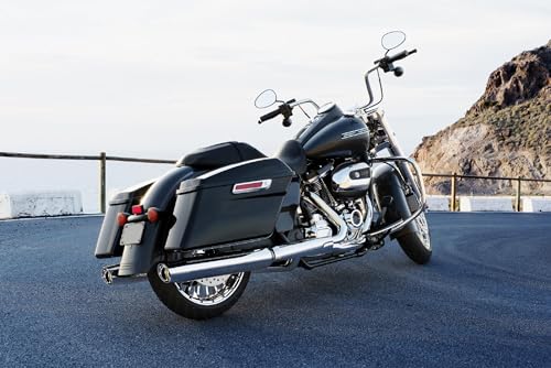 ECOTRIC Hard Saddlebags Trunk W/Latch keys Compatible with 2014-up Harley Touring Road King Electra Glide Street Glide Road Glide Ultra Classic Painted Hard Saddle bags